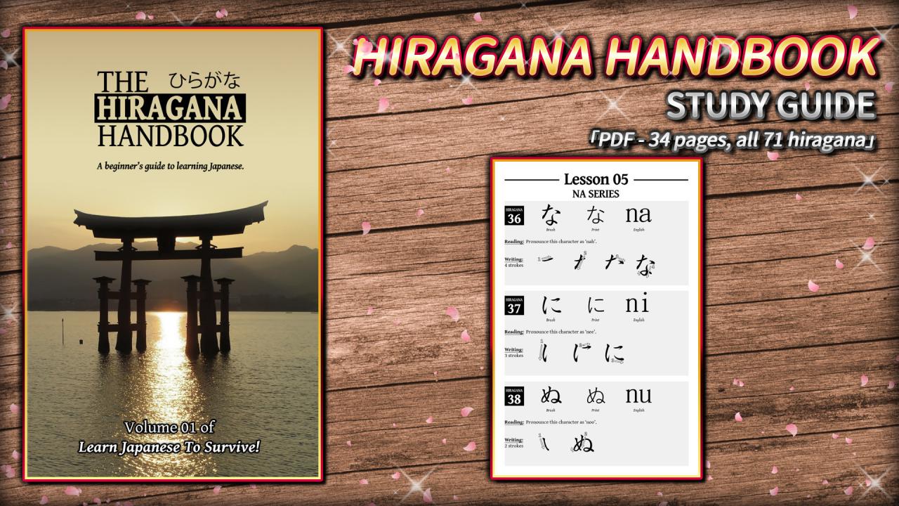 Learn Japanese To Survive! Hiragana Battle - Study Guide DLC Steam CD Key, 1.8$