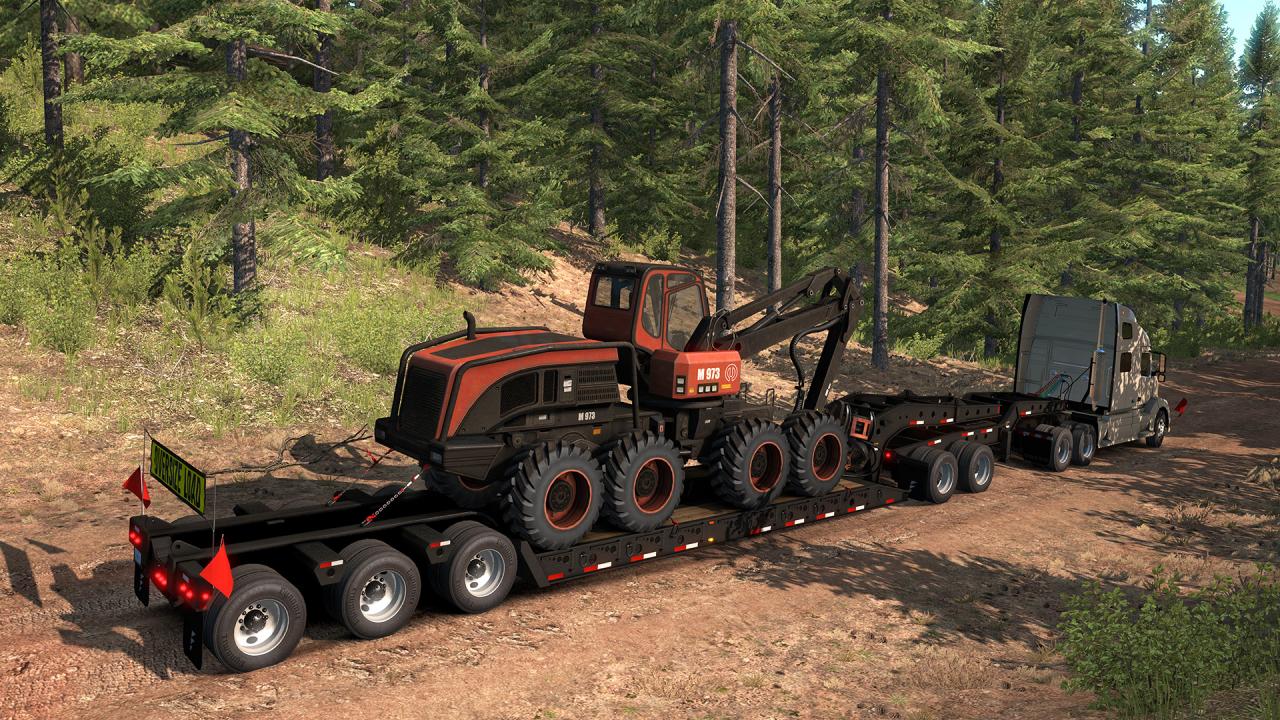 American Truck Simulator - Forest Machinery DLC EU Steam Altergift, 3.34$