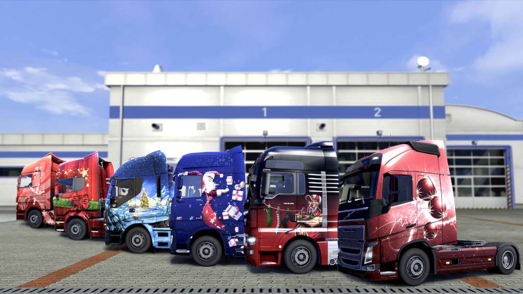 Euro Truck Simulator 2 - Christmas Paint Jobs Pack Steam CD Key, 1.12$