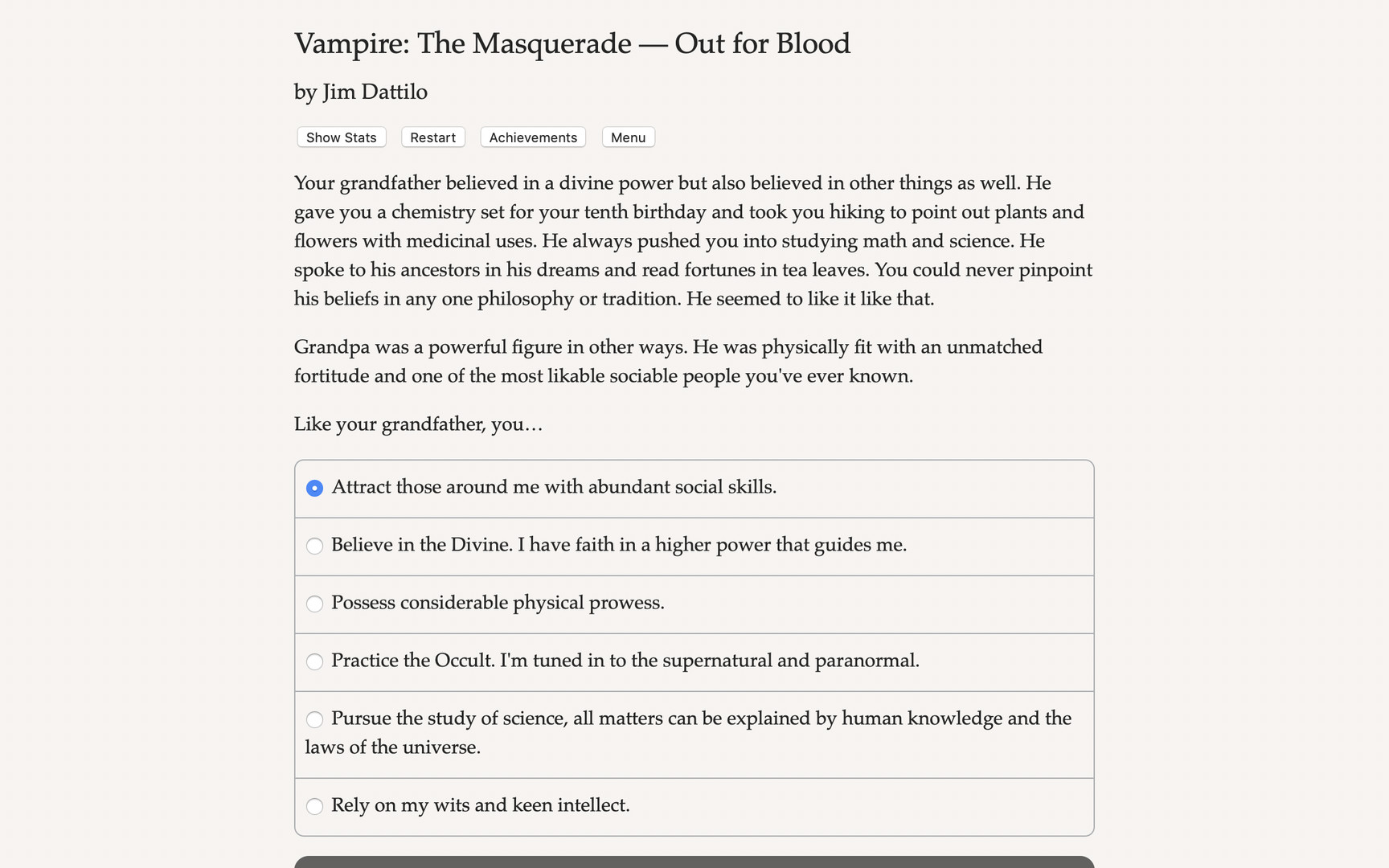Vampire: The Masquerade - Out for Blood Steam CD Key, 8.36$