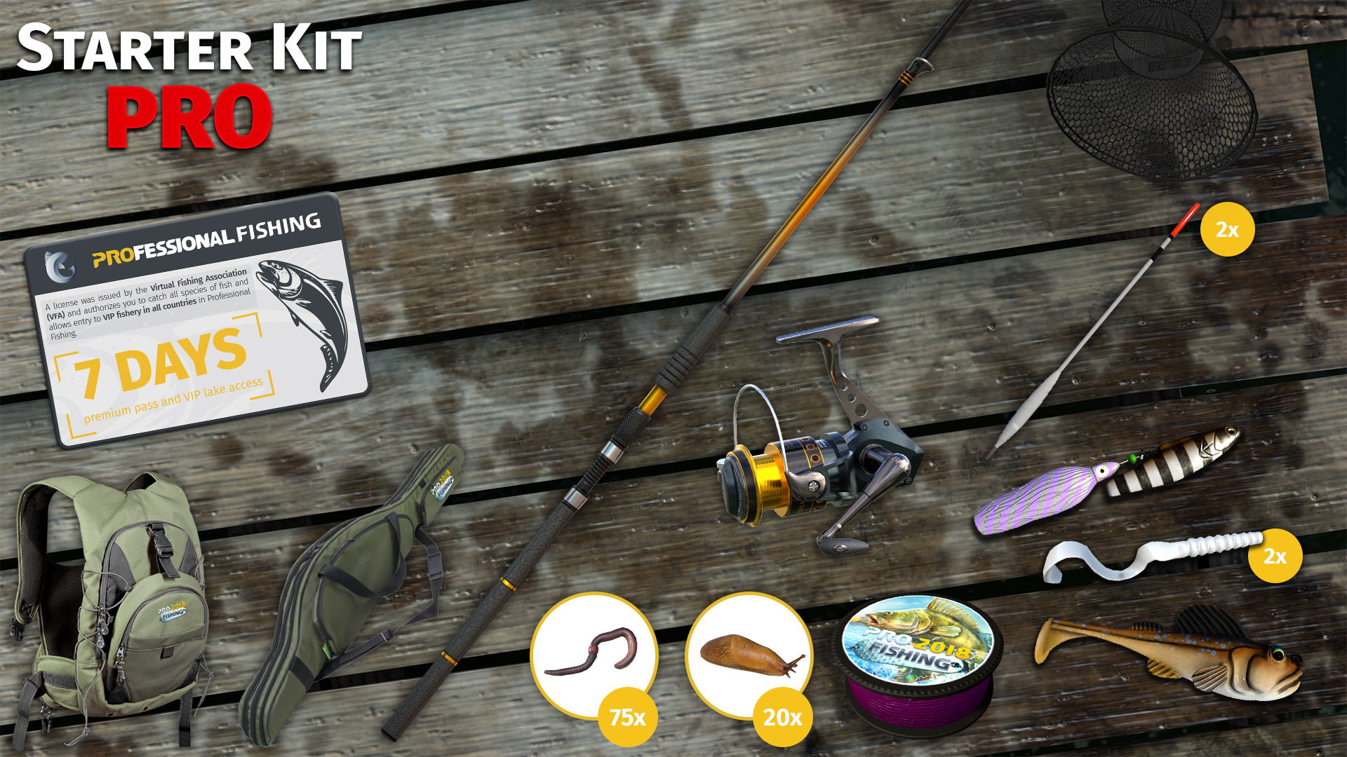 Professional Fishing - Starter Kit Pro DLC Steam CD Key, 1.02$
