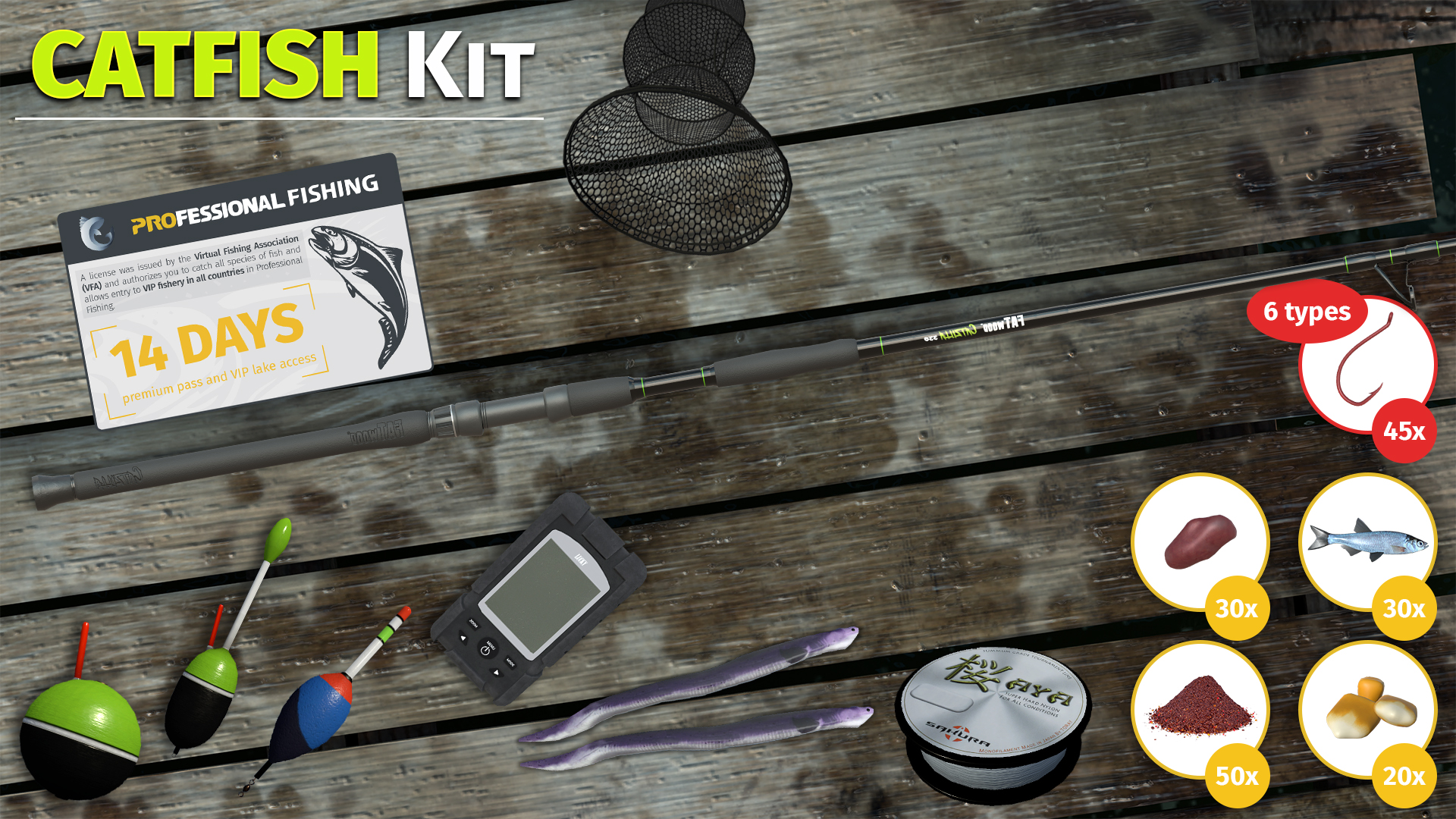 Professional Fishing - Catfish Kit DLC Steam CD Key, 1.24$