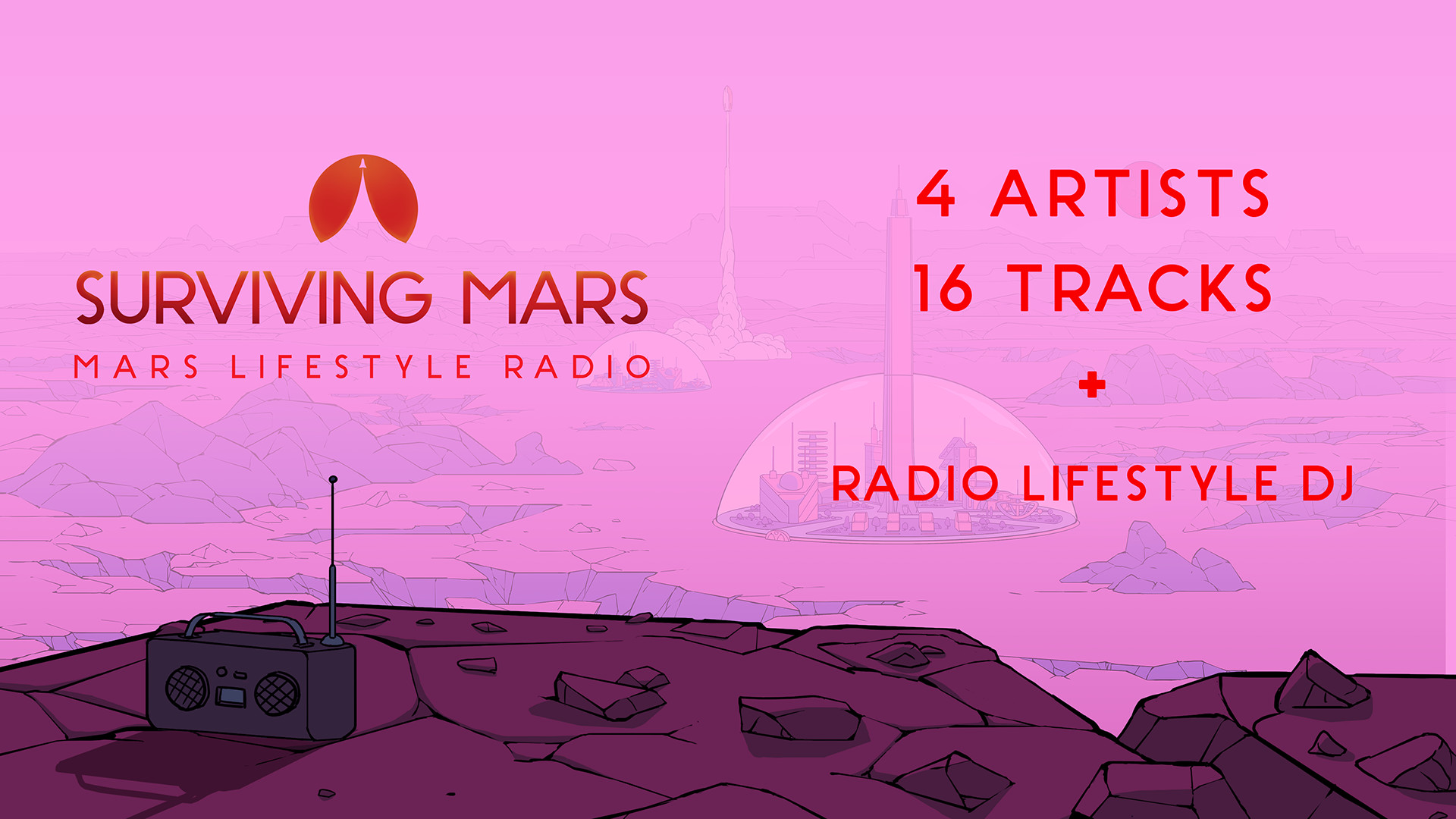 Surviving Mars - Mars Lifestyle Radio DLC Steam CD Key, 5.12$
