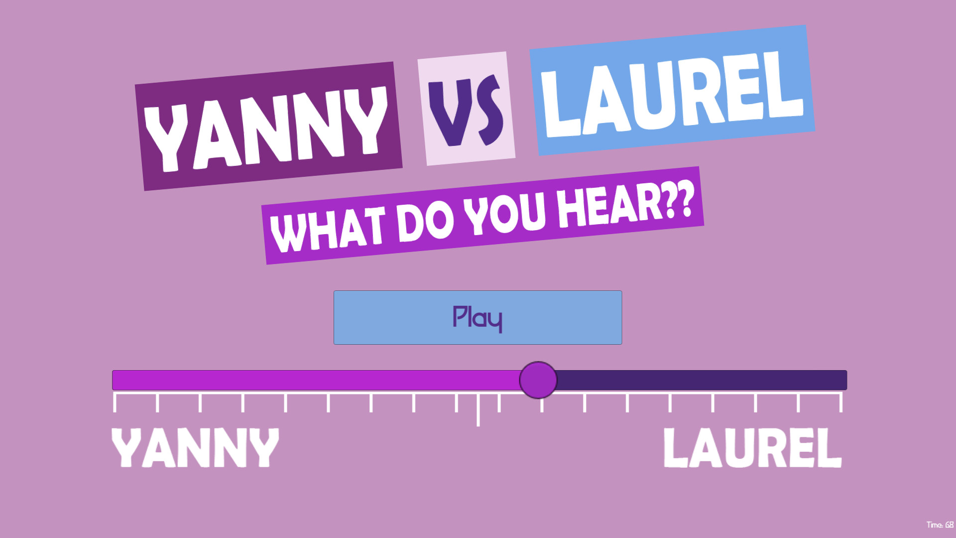 What do you hear?? Yanny vs Laurel Steam CD Key, 0.75$