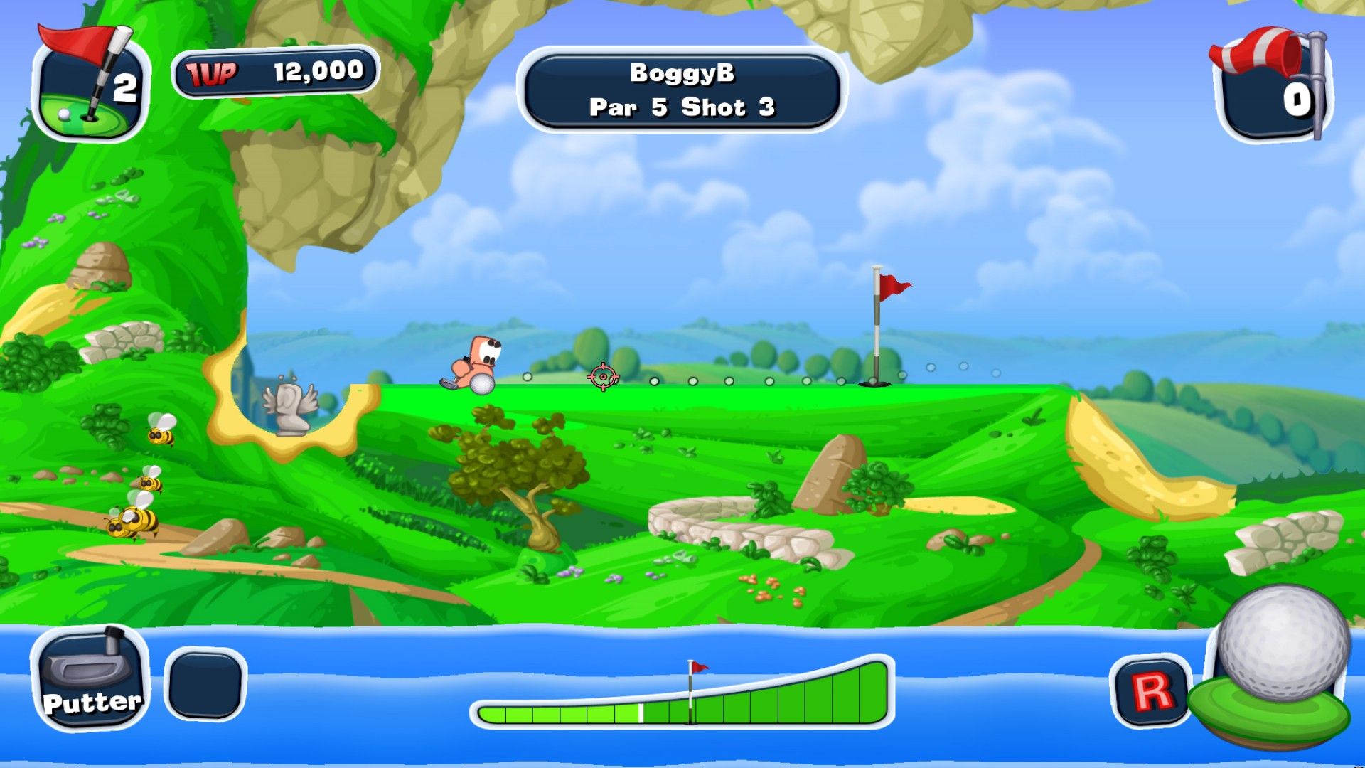 Worms Crazy Golf + Carnival Course DLC Bundle Steam CD Key, 1.67$