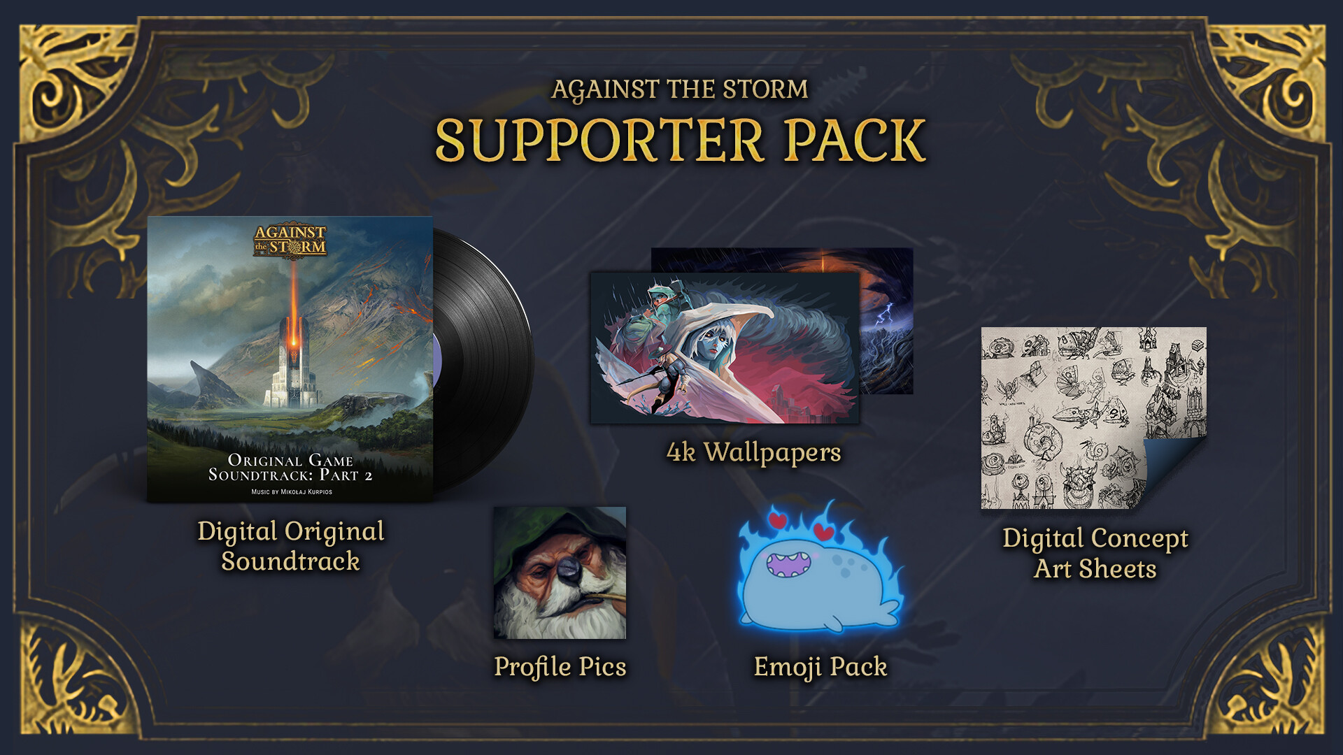 Against the Storm - Supporter Pack DLC Steam CD Key, 7.74$