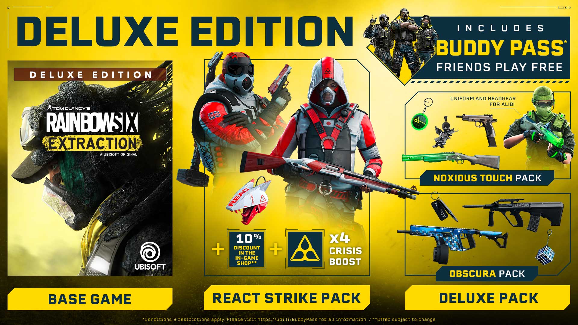 Tom Clancy's Rainbow Six Extraction Deluxe Edition XBOX One / Xbox Series X|S CD Key, 19.32$