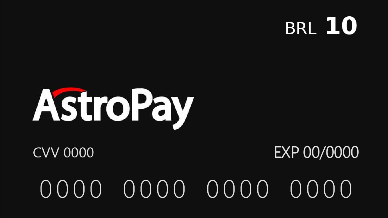 Astropay Card R$10 BR, 3.88$