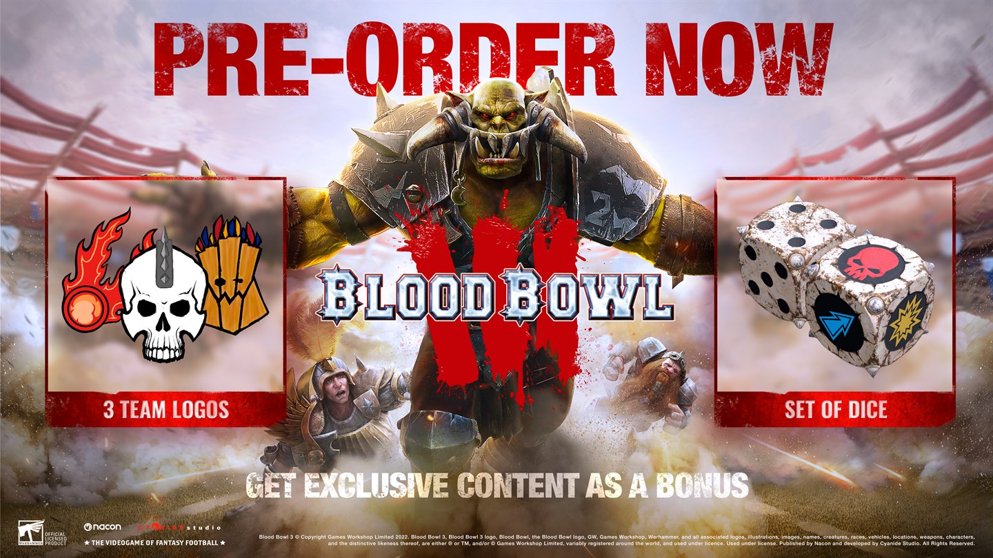 Blood Bowl 3 - Preorder Bonus EU Steam CD Key, 1.34$