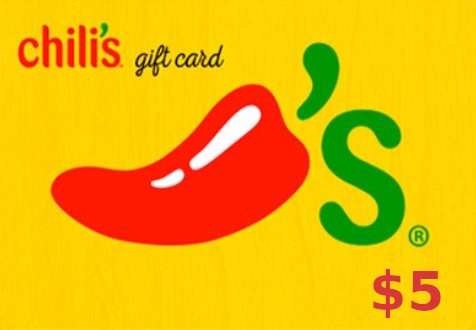 Chili's $5 Gift Card US, 3.67$