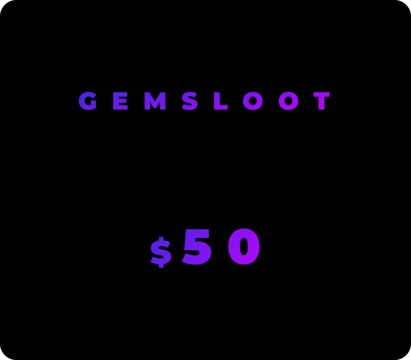 Gemsloot 50 USD Robux Giftcard, 49.91$