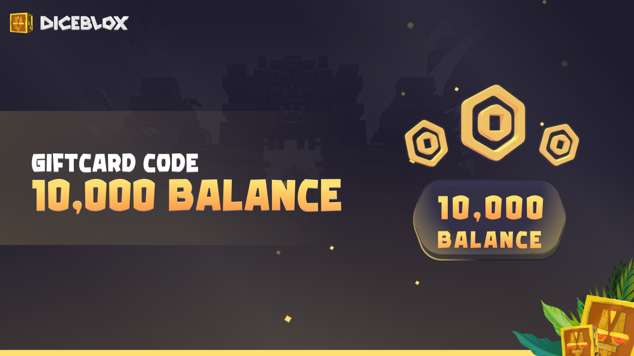 Diceblox 10.000 Balance Gift Card, 30.64$