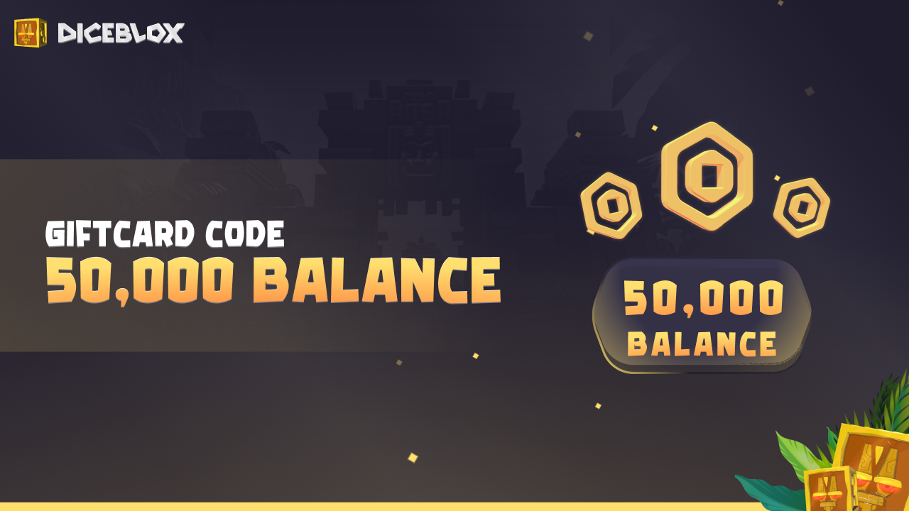 Diceblox 50.000 Balance Gift Card, 152.8$