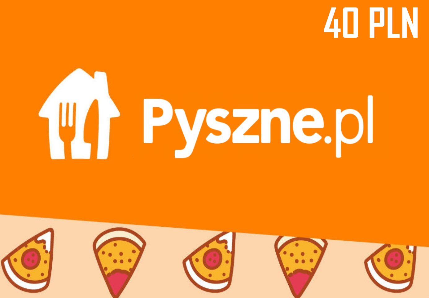 Pyszne.pl 40 PLN Gift Card PL, 11.82$