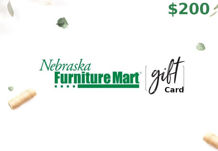 Nebraska Furniture Mart $200 Gift Card US, 111.87$