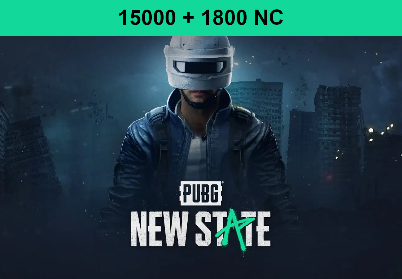 PUBG: NEW STATE - 15000 + 1800 NC CD Key, 54.9$
