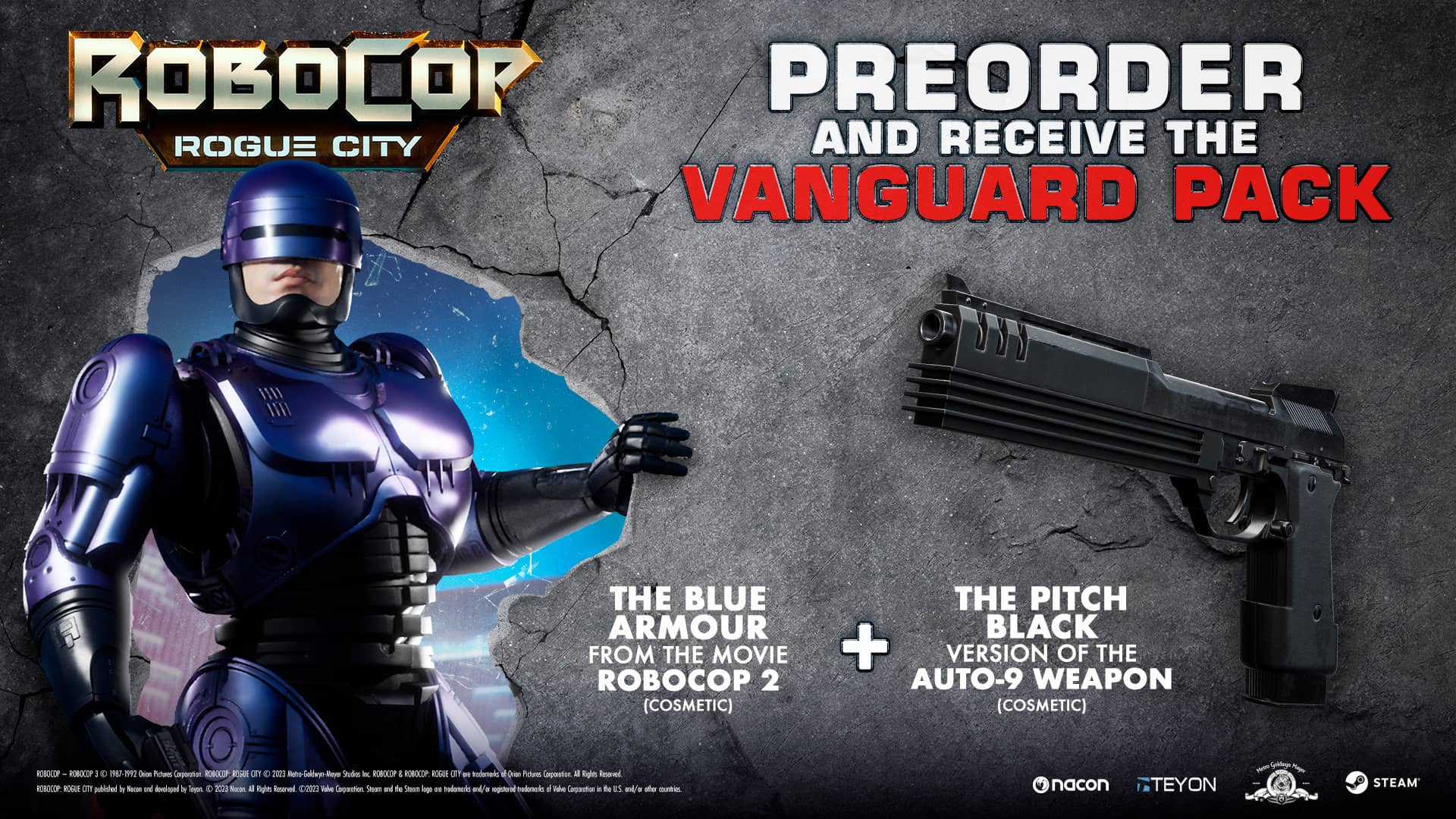 RoboCop: Rogue City - Pre-Order Bonus DLC Steam CD Key, 3.37$