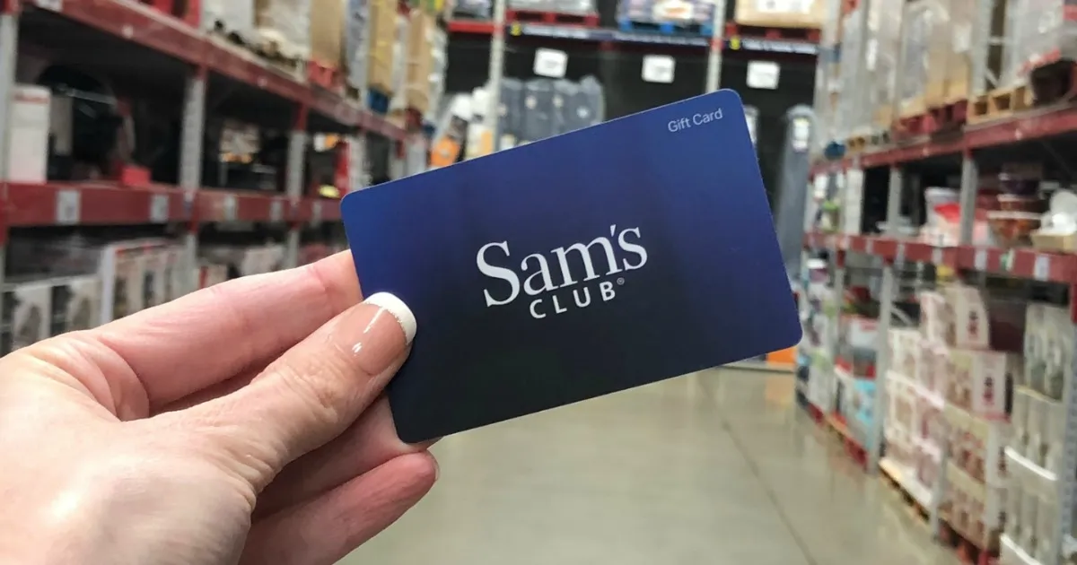 Sam's Club $5 Gift Card US, 6.75$