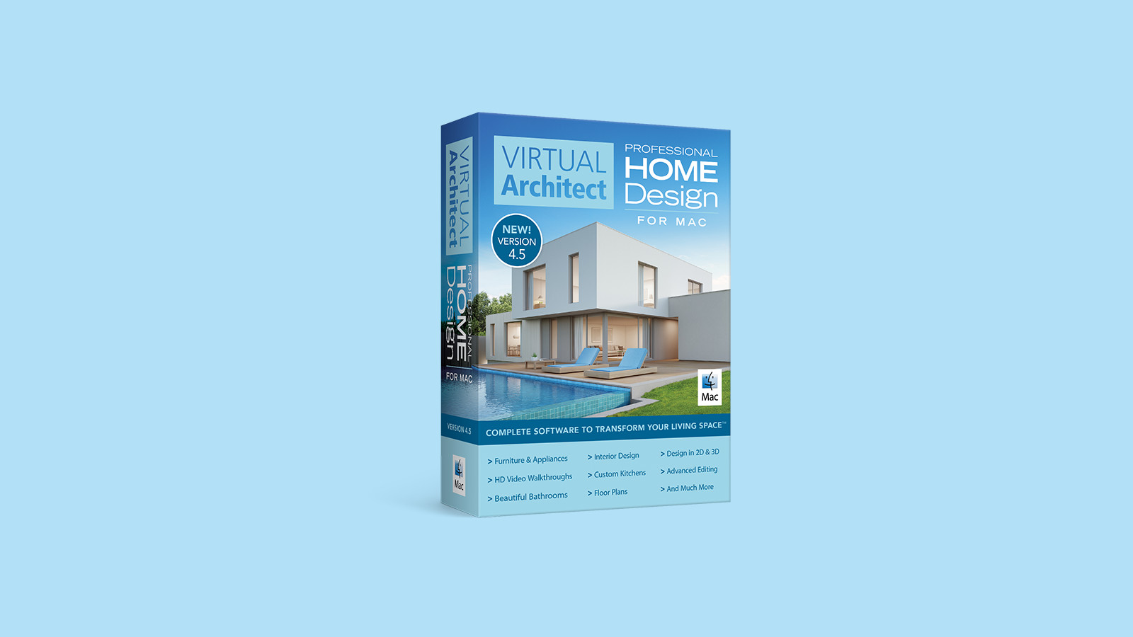 Virtual Architect Professional Home Design for Mac CD Key, 64.8$