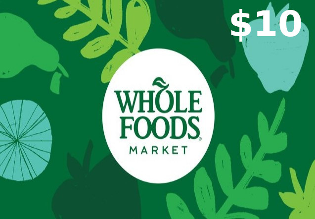Whole Foods Market $10 Gift Card US, 6.78$