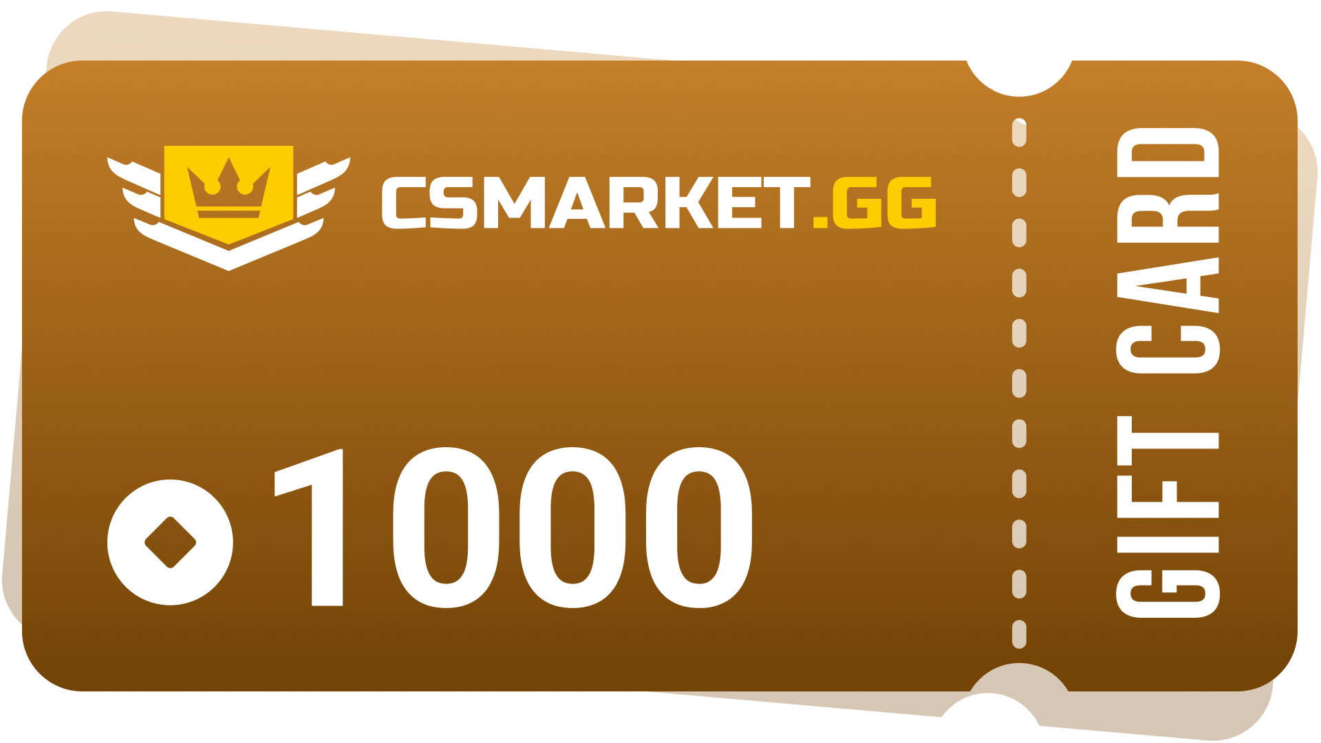 CSMARKET.GG 1000 Gems Gift Card, 669.33$