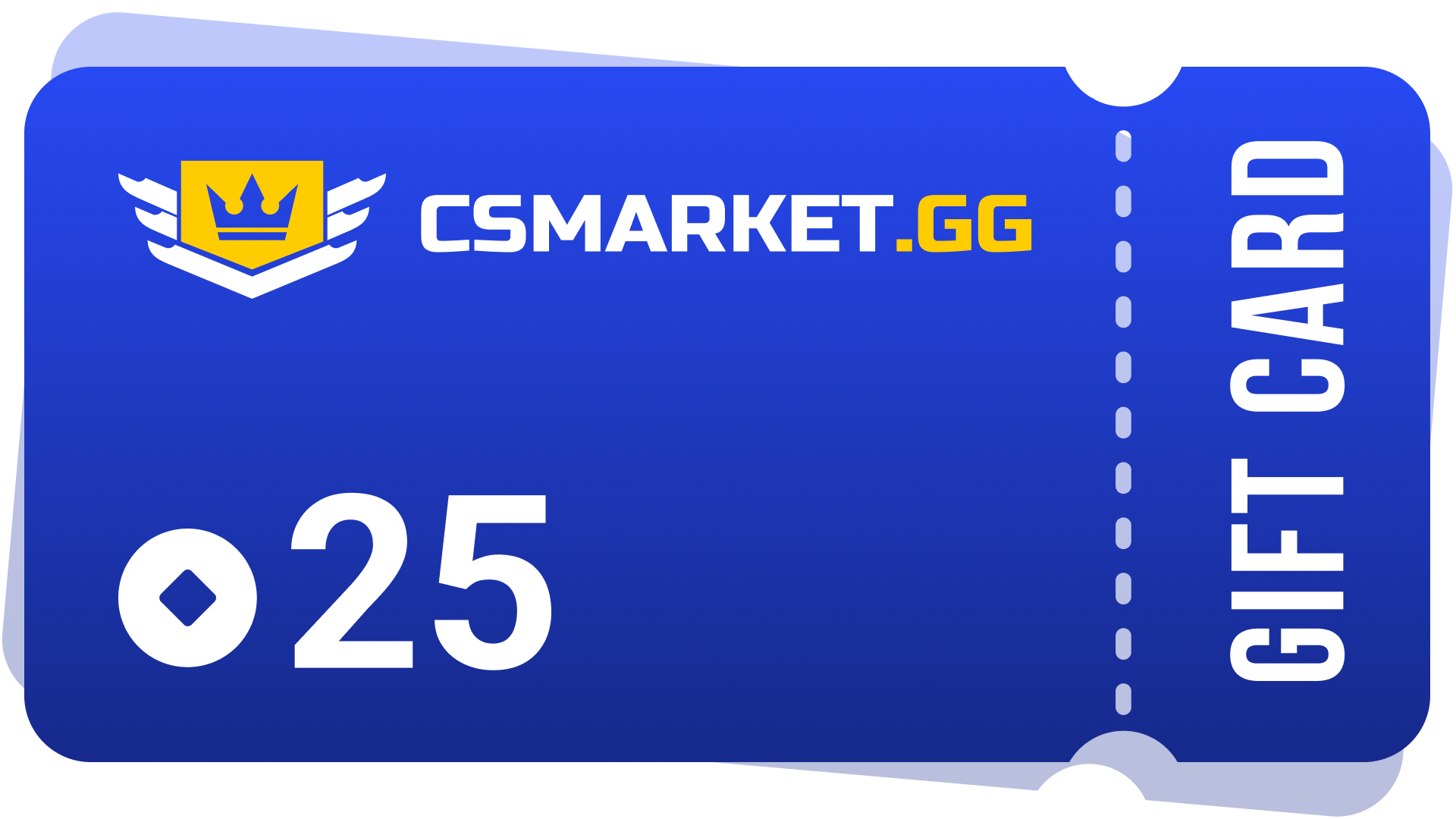 CSMARKET.GG 25 Gems Gift Card, 17.16$