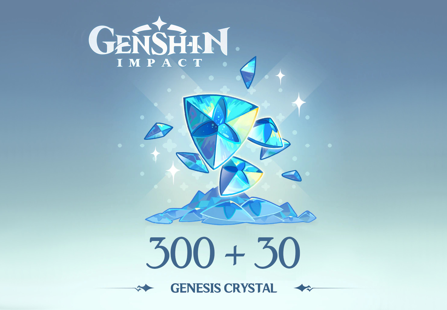 Genshin Impact - 300 + 30 Genesis Crystals Reidos Voucher, 5.37$