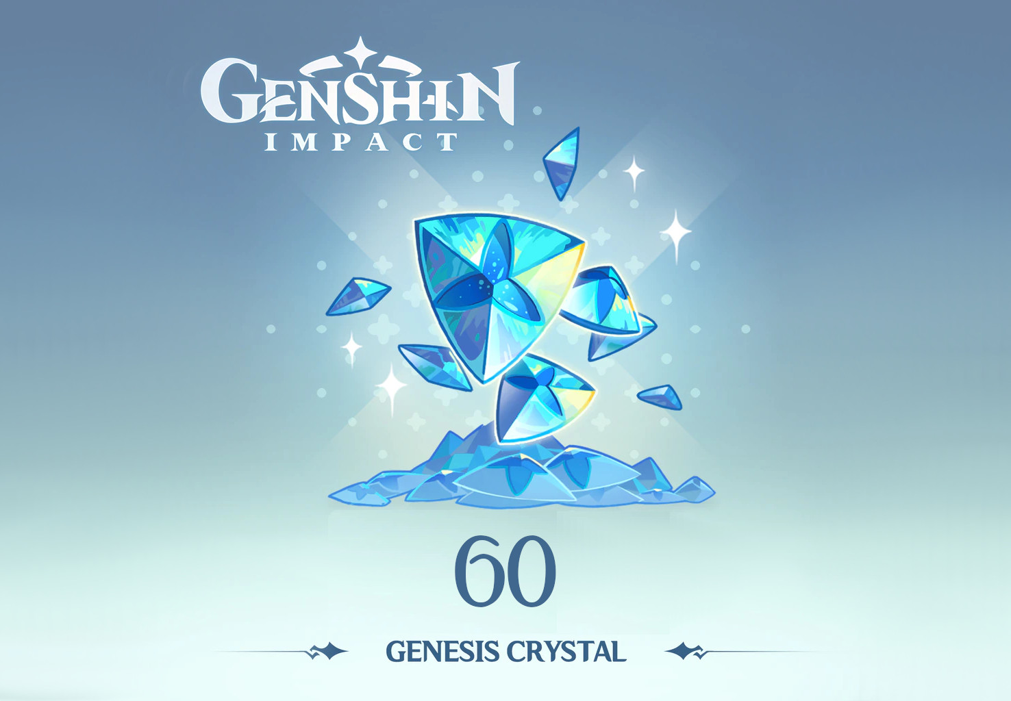 Genshin Impact - 60 Genesis Crystals Reidos Voucher, 1.32$