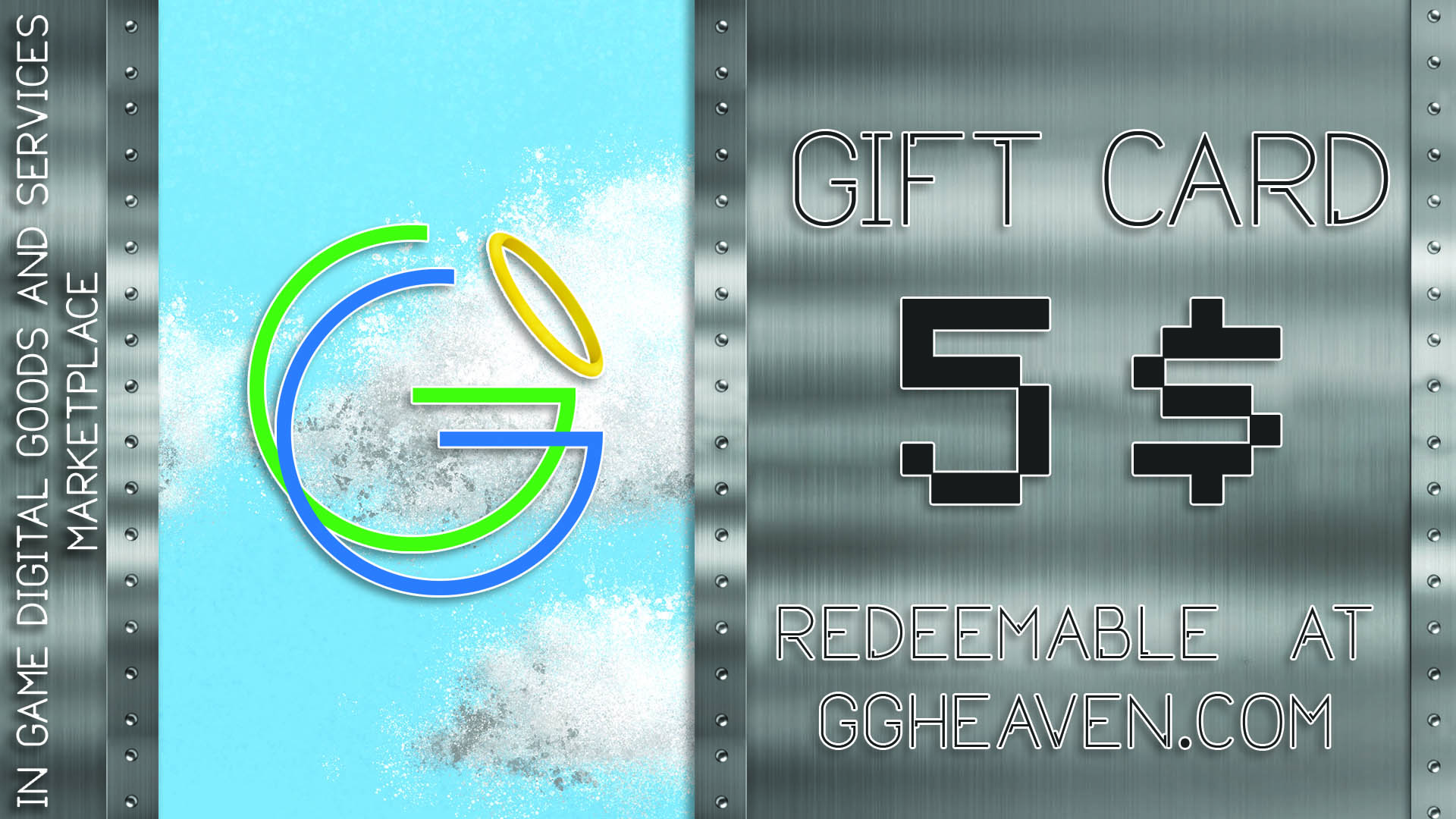 GGHeaven.com 5$ Gift Card, 6.27$