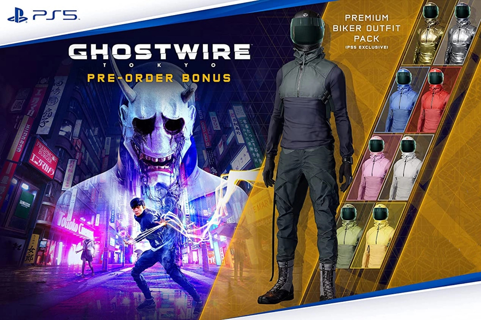 GhostWire: Tokyo - Premium Biker Outfit Pack DLC EU PS5 CD Key, 4.51$