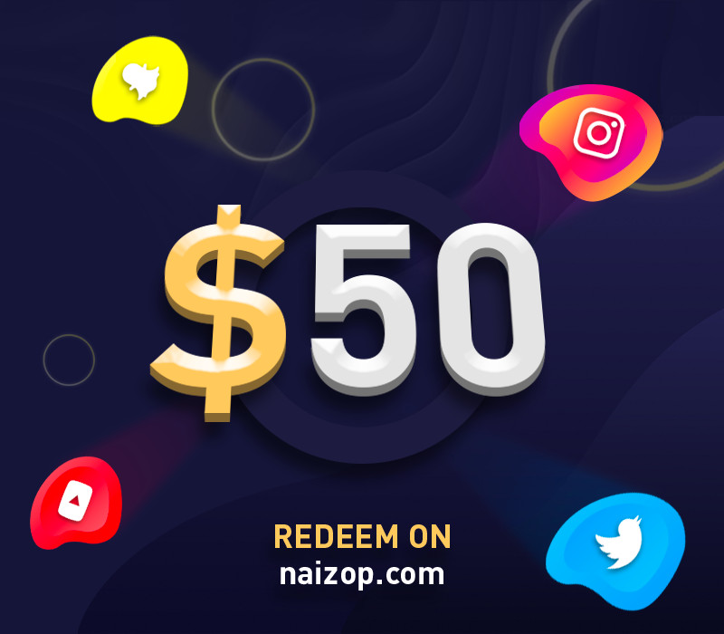 Naizop 50 USD Gift Card, 66.09$