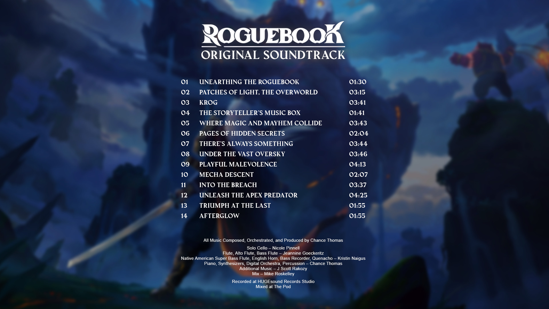 Roguebook - Original Soundtrack DLC Steam CD Key, 2.01$