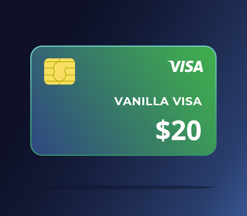 Vanilla VISA $20 US, 23.59$