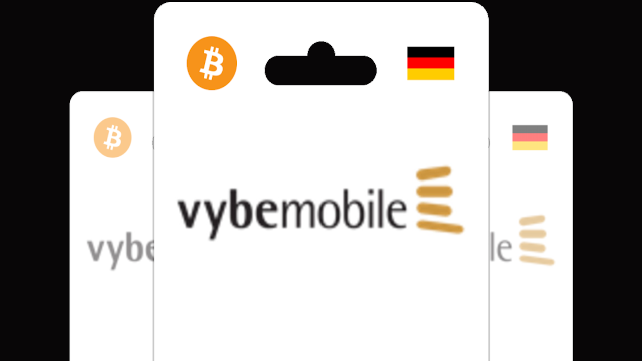 Vybe Mobile €15 Mobile Top-up DE, 17.01$